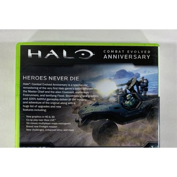 Halo Combat Evolved Anniversary (Xbox 360) 2011 Complete with Manual Tested - Picture 4 of 6